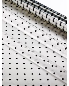 Sheets - 40'' x 40''  - Designs- Black Dots