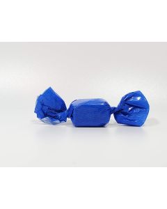 Caramel wrapper - 3" x 3" - Opaque Blue