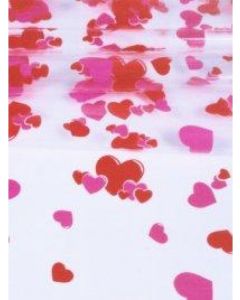Rolls - 40'' x 500' - Designs - Forever Heart Hot Red, Hot Pink