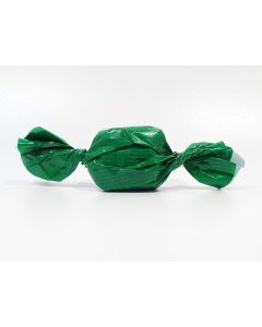 Caramel wrapper - 3" x 3" - Opaque Green