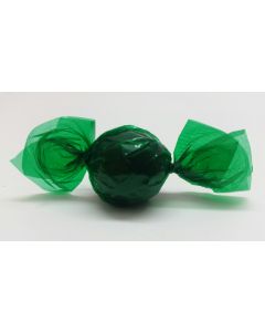 Caramel Candy Wrappers Sheets - 6” x 6”- Transparent Green