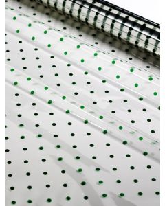 Sheets - 40'' x 40''  - Designs- Green Dots