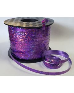 Red Sparkle Holographic Curling Ribbon