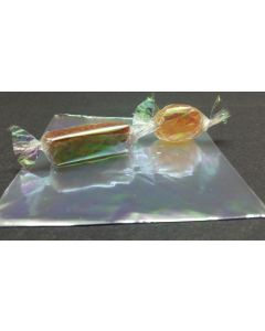 Caramel Candy Wrappers Sheets - 4” x 4”- Iridescent