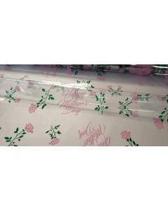Rolls - 40'' x 1000' - Designs - Happy Mothers Day Pink