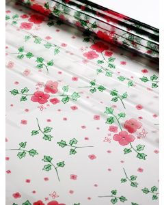 Sheets - 20'' x 20'' - Designs-  Pansies Pink Green