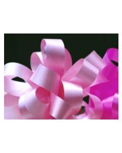 8'' Poly Embossed PullBow - Pastel Pink