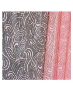 Rolls - 40'' x 500' - Organza Cello Lace - Pink