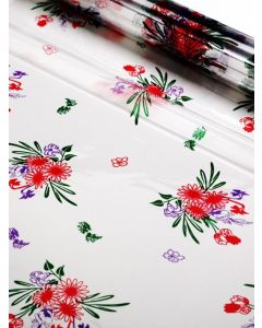 Sheets - 30'' x 30''  - Designs-  Precious Flowers Red Green Purple-100 Sheets