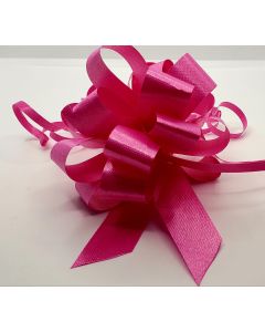 5'' Poly Embossed PullBow - Cerise