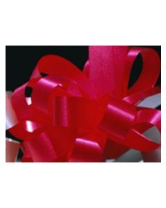 8'' Poly Embossed PullBow - Red