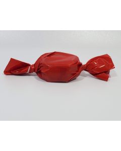 Caramel wrapper - 3” x 3” - Opaque Red