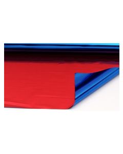 Sheets - 9'' x 9'' - Metallized 2 sides - Red and Blue