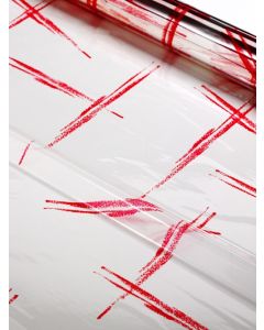Sheets - 40'' x 40'' - Designs- Red Brush Strokes