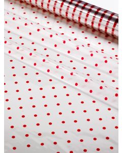Sheets - 12'' x 20'' - Designs- Red Dots-100 Sheets