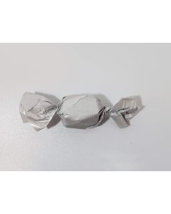 Caramel wrapper - 6" x 6" - Opaque Silver