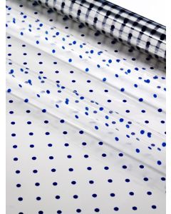 Sheets - 30'' x 40'' - Designs- Small Blue Dots