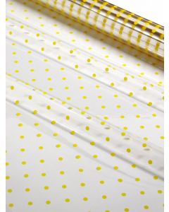 Sheets - 7 ½'' x 7 ½'' - Designs - Small Yellow Dots